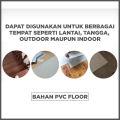 REAIM Stiker Lantai Vinyl Motif Kayu Premium (36 PCS) Sticker Lantai PVC High Quality 91.4cmX15.2cm. 