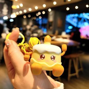 Gantungan Kunci Versi Audio HAPPY BIRTHDAY Versi Suara Kunci Kue Pasangan Kartun Lucu Menyala Mainan Bersuara Mainan Yang Menyala Hadiah Cinta