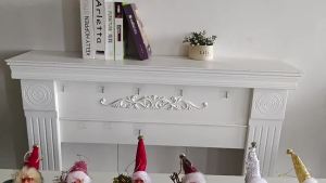 Búp bê ông già Noel đứng 22cm đồ trang trí treo cây thông Noel trang trí tiệc lễ hội