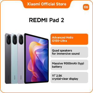 REDMI Pad 2 Tablet | 4GB+128GB/8GB+256GB Wi-Fi Version Powered by Xiaomi HyperOS Massive 9000mAh(typ) battery 2TB expandable storage