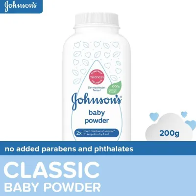 Johnsons Baby Powder 200g: pulbo active kids cornstarch