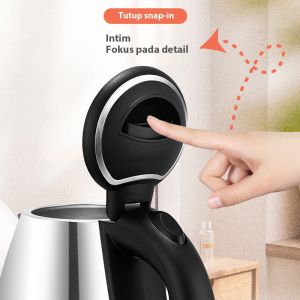 COD Ketel Listrik 2L Dan 1.8 Liter / Teko Elektrik / Pemanas Air Pembuat Kopi Teh Gratis Paking Buble Wrap