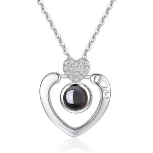 Projection Jewelry Gift Custom Photo Necklace Personalized Memory Necklace Special Occasion Romantic
