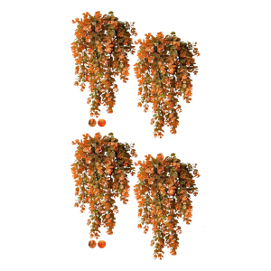 Color Rich Autumn Eucalyptuses Stem Artificial Vine Weather proof Decorative Greeneries Arrangements Durable Synthetic Vine