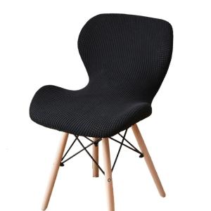 Curveds Butterfly Chair Cover Polars Fleece Dining Chairs Slipcovers Washable Elastic Accent Seat Cover for Hotel Banquet