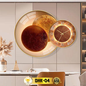 Đồng Hồ Kim Trôi CHÂN THIỆN MỸ Làm Quà Tặng Decor Treo Tường Trang Trí Nhà Cửa CDHK-01