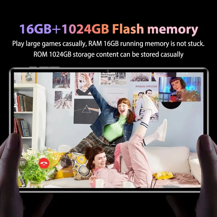 YOOKIE%20Tab%20SPARK%20Pro%20Android%2014%205G/Wi-Fi%20Tablet%2016GB+1024GB%2010.1"%20Screen%20Display%20With%20SIM%20Card%20Slot%206000mAh%20Battery%20-%20Image%203