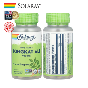 Tongkat Ali 400mg | โทงกัทอาลี  | สมุนไพร | Solaray | 60 แคปซูล | แท้พร้อมส่ง