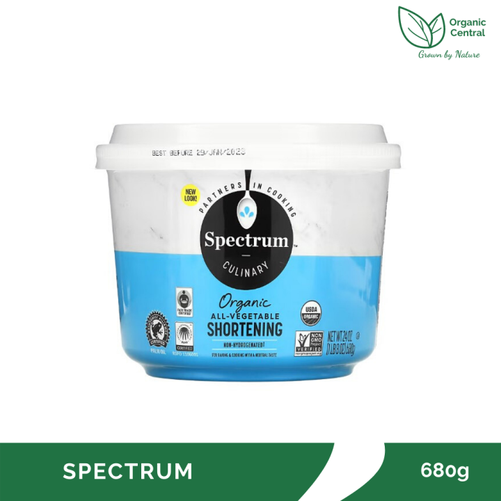 Spectrum Organic AllVegetable Shortening 680g Lazada PH
