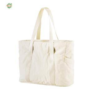 Shoulder Bag with Zipper Gym Yoga Bag Solid Color Work Tote Casual for Women Daily Use and Special Occasion[Winnereco World]