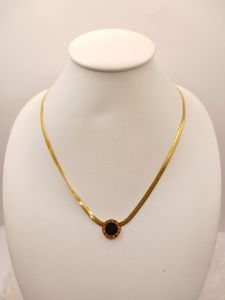 Kalung WanitaKalung Estel 01 Titanium S.Steel Tahan Lama KS013