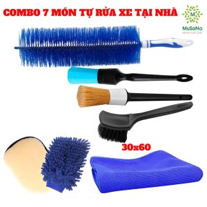 Bộ 7 Sản Phẩm Chăm Sóc Vệ Sinh Xe Chuyên Dụng Tại Nhà