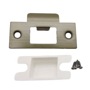 PL 【DOOD】Door Reinforcement Plate With Screws Garage Deadbolt Cover Deadbolt Cover Plate