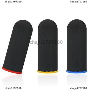 chaju1797160 2PCS Gaming Finger Sleeve Breathable Fingertips For Games Anti-Sweat Touch Screen Finger Cots Cover Sensitive Mobile Touch Glove