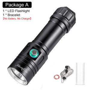HaixnFire DV38 Ultra Bright Diving Torch L2 LED IPX8 Waterproof Professional Diving Light flashlight