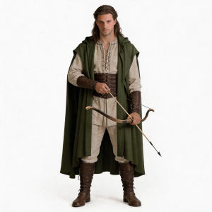 2026 Medieval Knights Cape   Halloween Knight Elf Warrior cosplay Cloak