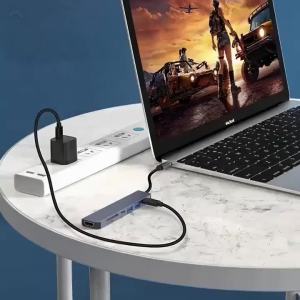 Docking Thunderbolt Dock Hub 7 in 1 Usb Type c USB Hub TF SD Card Concentrator HDTV Converter Expansion Dock