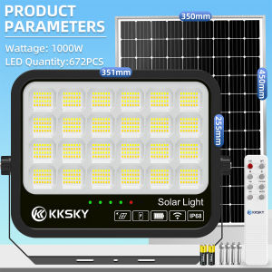 EEKOO New Buy 1 Take 1 Solar Flood Lights with Solar Panel IP65 Waterproof Exclusive Design Multi LED Beads 3 Color White Warm Neutral Auto On at Dusk 0 Bill Outdoor for Garden Yard Wall Mount Courtyard Pathway Street Driveway Commercial Wholesale