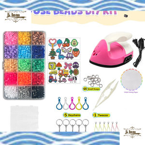 DIY Perler Beads Fuse Beads Kit Toy 5mm Big Beads 11000 PCS 3D Craft with Accessoires for Kids Adults Chirdren  Educational Toy