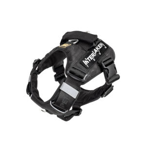 INTERLAKEN No-pull Tech Dog Harness | 5 Buckles Adjustable Padded Slim Vest With Control Handle | Water-resistant Escape Proof Impact-resistant Odour-resistant | Size XXS to XL