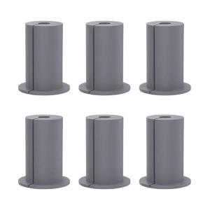 6PCS Cáp định tuyến Bộ dụng cụ Router cáp Ethernet bảo vệ tay áo tường lỗ Bìa tường bushing Grommet Dễ dàng cài đặt