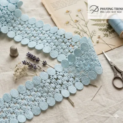 🌸 5M REN THÊU CHỈ BẢN LỚN 7CM - ĐẲNG CẤP TINH TẾ CHO THỜI TRANG & ĐỒ HANDMADE CAO CẤP 🌸