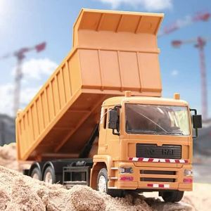 2.4Ghz 8 Channel Dump Truck Remote Control RC Car Kids Toy Construction Rechargeable Kereta Kontrol - RC72