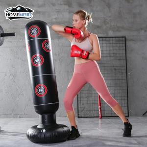 Inflatable Punching Bag PVC Material Kickboxing Bag Practice Target Columns Boxing Target Bag for Kids and Adult