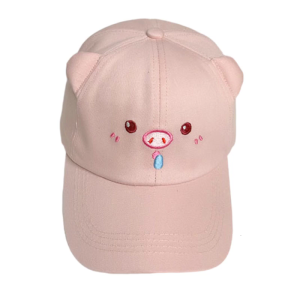 Cotton Baseball Caps With Cartoon Animal Embroidery Adjustable Closure Youth Adult Sizes Comfortable Sweatband Lining