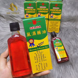Dầu nóng GELIGA Muscular massage xoa bóp đau nhức cơ khớp bầm tím bong gân indonesia 60ml