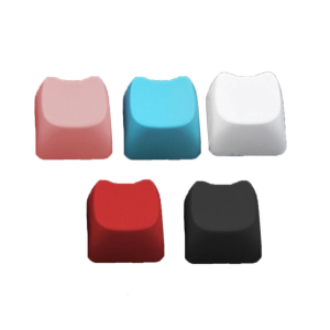 Kitten Shape Mechanical Keycaps Anti Wear PBT Wide Compatibility With Multiple Switches Types For Mechanical Keyboards