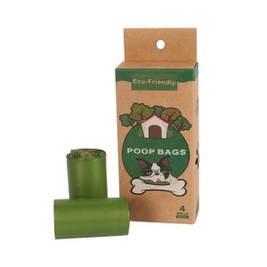 (SG) CASADISE Bio-degradable Dog Poop Bags - for Pets Leak-Proof EPI Material with Recycled Core (15 bags/roll)