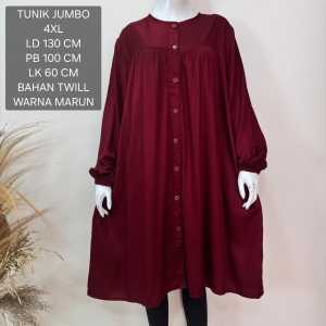 Tunik Jumbo Ld 130 Cm Model Terbaru Dan Kekinian - Clara Tunik