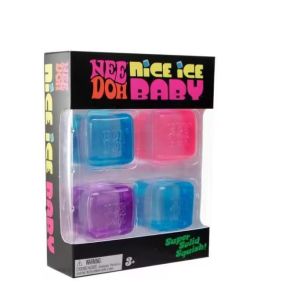 NeeDoh Four small ice cubes in stock cross-border bestseller ice cube-shaped stress-relief slow-rebound squishy toy