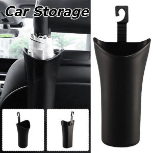 Multifunctional Car Umbrella Bucket Hanging Car Storage for Gathering Bottle Shelves Car Trash Can