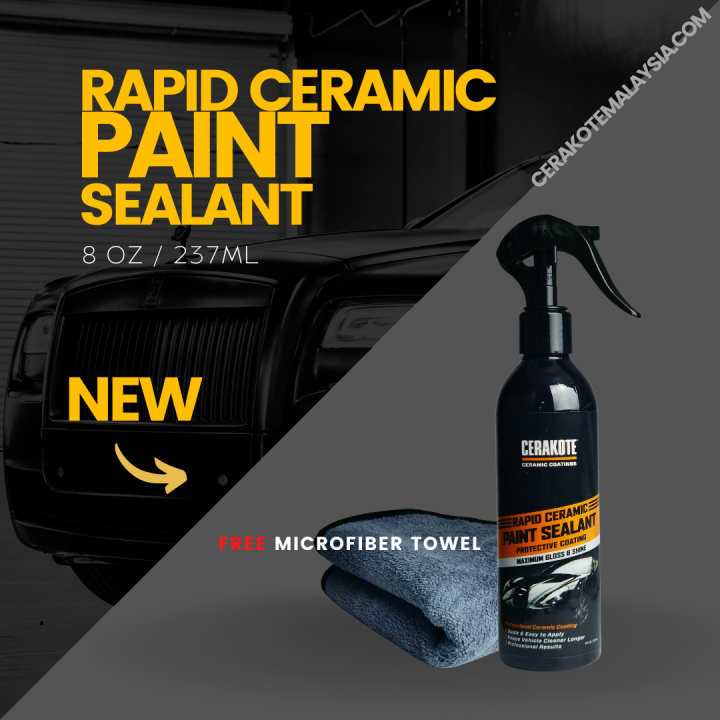 Cerakote Rapid Ceramic Paint Sealant Protective Coating (237ml) Lazada