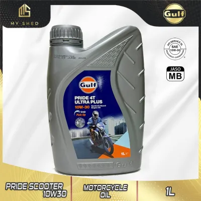 GULF Pride Scooter Plus 10W30 (1L) 4-Stroke Motorcycle Oil Synthetic Technology Engine Oil ( 10W-30 )