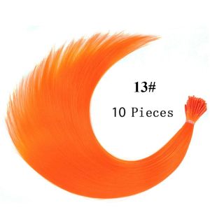 EXCES 16Inch Nữ Phụ kiện tóc Mảnh tóc giả Giá đỡ kẹp tóc Kẹp tóc I-tip Mảnh tóc giả Tóc tổng hợp Kẹp tóc