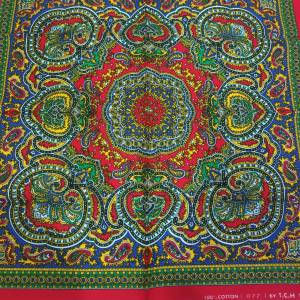 Tec40store High-Quality 100% Cotton Bandana ผ้าเช็ดหน้า Scarf HandScarf Headscarf 50x50cm BDN UNIT 05