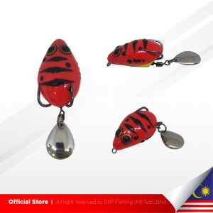 EXP Yiku Soft Rubber Frog Expert for Snakehead Hunter for Haruan/Toman/Bujuk