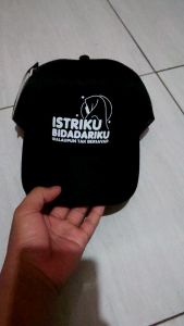 Topi Jaring Trucker Sablon Istriku Bidadariku Terbaru