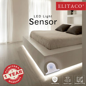 ELITACO E Wave LED Sensor Motion Air Touch Single Twin Door 24V Automatic Bedroom Bathroom Living Room Kitchen