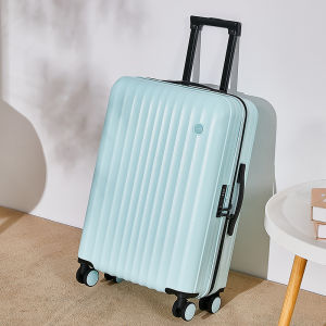 New 20"22"24"26 Inch Womens Carry-on Travel Suitcase With Silent Wheels Trolley Rolling Luggage Carrier Bag Password Lock Baggage For Men Free Shipping