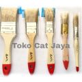 Kuas Cat Ukuran 1/2, 3/4, 1, 2 inch. 