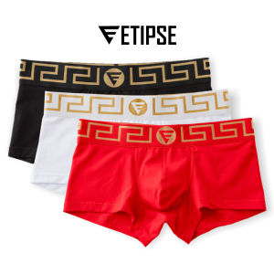 Combo 6 quần sịp boxer hoàng gia Etipse cạp to viền vàng ánh kim sang trọng thun lạnh cao cấp mềm mịn thoáng mát