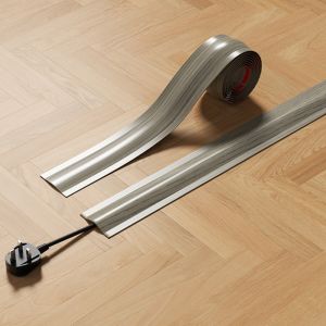 MODERNLUX Soft Cord Cover 1m/2m PVC Floor Cable Cover High Quality Durable PVC Cord Cover Floor