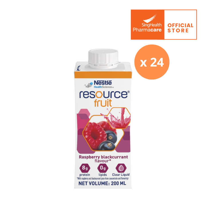 [Carton of 24] Nestle Resource Fruit Raspberry Liquid 200ml [Exp: 20 ...