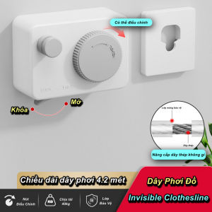 Dây Cáp Treo Phơi Đồ Nhà Đẹp Invisible Clothesline - WorldMart