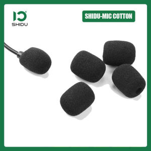SHIDU (5PCS) Microphone Cover Microphone Cotton Spit Protection Cover Microphone Cotton Microphone Foam Cover