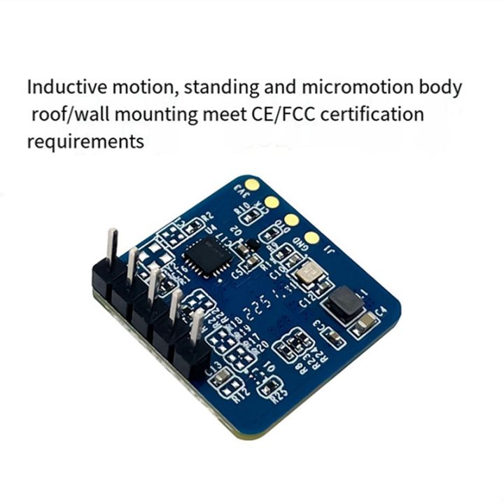 Human 2 Pezzi Sensore Radar LD2420 24 GHz MmWave – Rilevamento Presenza E Movimento Per Smart Home